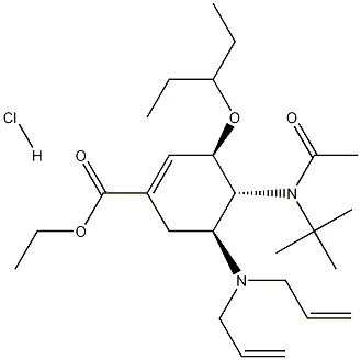 (3R,4R,5S)-4-n-乙?；?1,1-二甲基乙基)氨基-5-N,N-二烯丙基氨基-3-(1-乙基丙氧基)-1-環(huán)己烯-1-羧酸乙酯鹽酸鹽
